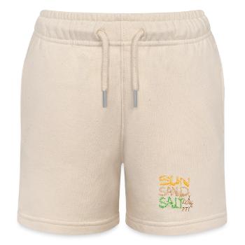 Sel de sable solaire - Short de jogging enfant bio Stanley/Stella - écru doux - Devant