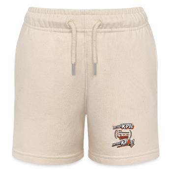 KPI Graphic Motivation - Kids Organic Sweat Shorts by Stanley/Stella - soft Ecru - Front
