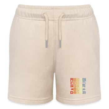Proud Son Of The Most Awesome Bus Driver - Kinder Organic Joggingshorts Mini Bolter von Stanley/Stella - Natur - Vorne
