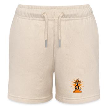 Vatertag - Kinder Organic Joggingshorts Mini Bolter von Stanley/Stella - Natur - Vorne