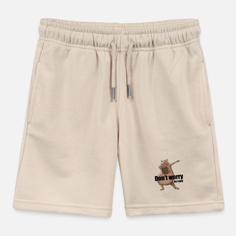 Don't worry be Capy - Capybara dabbing Kinder Organic Joggingshorts Mini Bolter von Stanley/Stella