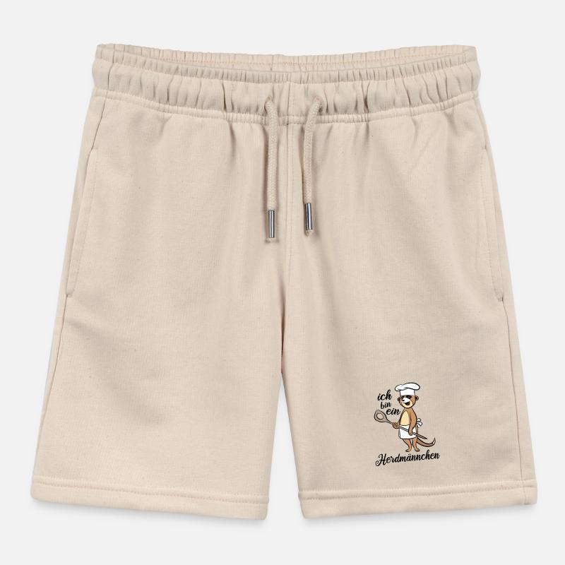 Ich bin ein Herdmännchen - Erdmännchen Kochlöffel Kinder Organic Joggingshorts Mini Bolter von Stanley/Stella