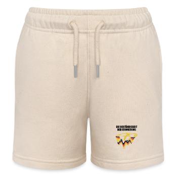 DDR Wappen, Die Beständigkeit der Erinnerung - Kinder Organic Joggingshorts Mini Bolter von Stanley/Stella - Natur - Vorne