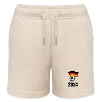 Conte de fées d’été, bal avec drapeau allemand 2024 - Short de jogging enfant bio Stanley/Stella - écru doux - Devant