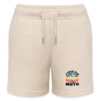 Ich kann kein Motorrad-Humor-Geschenk haben - Kinder Organic Joggingshorts Mini Bolter von Stanley/Stella - Natur - Vorne
