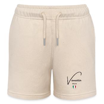 J’aime Venise, Venise Italie - Short de jogging enfant bio Stanley/Stella - écru doux - Devant