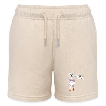 Ente und aus - Kinder Organic Joggingshorts Mini Bolter von Stanley/Stella - Natur - Vorne