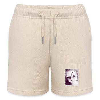 Broken Puppet - Kids Organic Sweat Shorts by Stanley/Stella - soft Ecru - Front