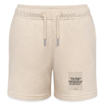Bitcoin - Kinder Organic Joggingshorts Mini Bolter von Stanley/Stella - Natur - Vorne