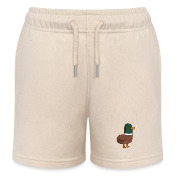 Ente - Kinder Organic Joggingshorts Mini Bolter von Stanley/Stella - Natur - Vorne