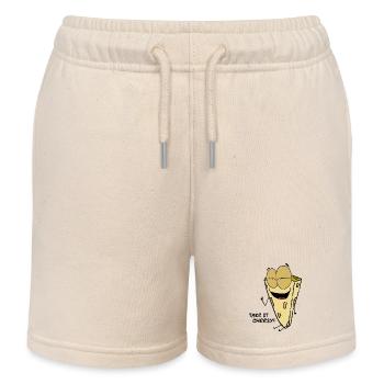 Drôle de dicton : Prenez-le ringard - Short de jogging enfant bio Stanley/Stella - écru doux - Devant