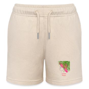 Sunshine Reggae - Short de jogging enfant bio Stanley/Stella - écru doux - Devant