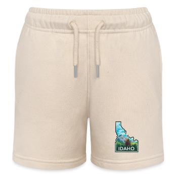 Erkunden Sie Idaho Wildnis Abenteuer Bär - Kinder Organic Joggingshorts Mini Bolter von Stanley/Stella - Natur - Vorne