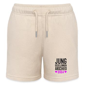 Junggesellinnenabschied 2024 - Kinder Organic Joggingshorts Mini Bolter von Stanley/Stella - Natur - Vorne