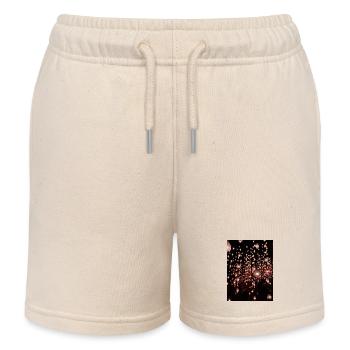 NIGHT LIGHTS - Kids Organic Sweat Shorts by Stanley/Stella - soft Ecru - Front