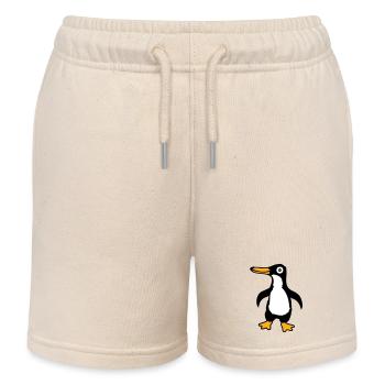 Pingouin mignon bébé enfant bambin heureux cool - Short de jogging enfant bio Stanley/Stella - écru doux - Devant