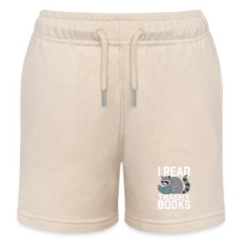 I Read Trashy Books 10 - Kinder Organic Joggingshorts Mini Bolter von Stanley/Stella - Natur - Vorne