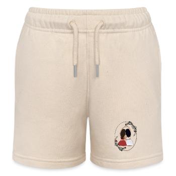 Beste Freundin - Kinder Organic Joggingshorts Mini Bolter von Stanley/Stella - Natur - Vorne