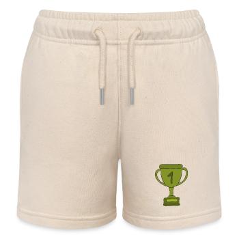 pokal gruen - Kinder Organic Joggingshorts Mini Bolter von Stanley/Stella - Natur - Vorne