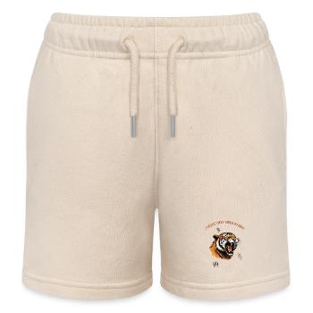 Wecke den Tiger in dir! - Kinder Organic Joggingshorts Mini Bolter von Stanley/Stella - Natur - Vorne
