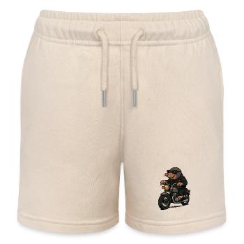 maulwurf motorrad - Kinder Organic Joggingshorts Mini Bolter von Stanley/Stella - Natur - Vorne