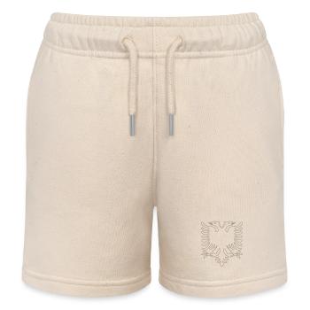 albanie Vektorgrafik - Kinder Organic Joggingshorts Mini Bolter von Stanley/Stella - Natur - Vorne