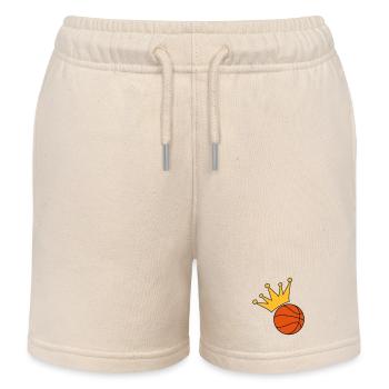 Basketball - Short de jogging enfant bio Stanley/Stella - écru doux - Devant