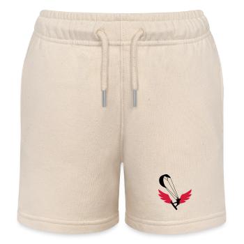 Kitesurfen / Kitesurfer / Kiteboarden / Kitesurf - Kinder Organic Joggingshorts Mini Bolter von Stanley/Stella - Natur - Vorne