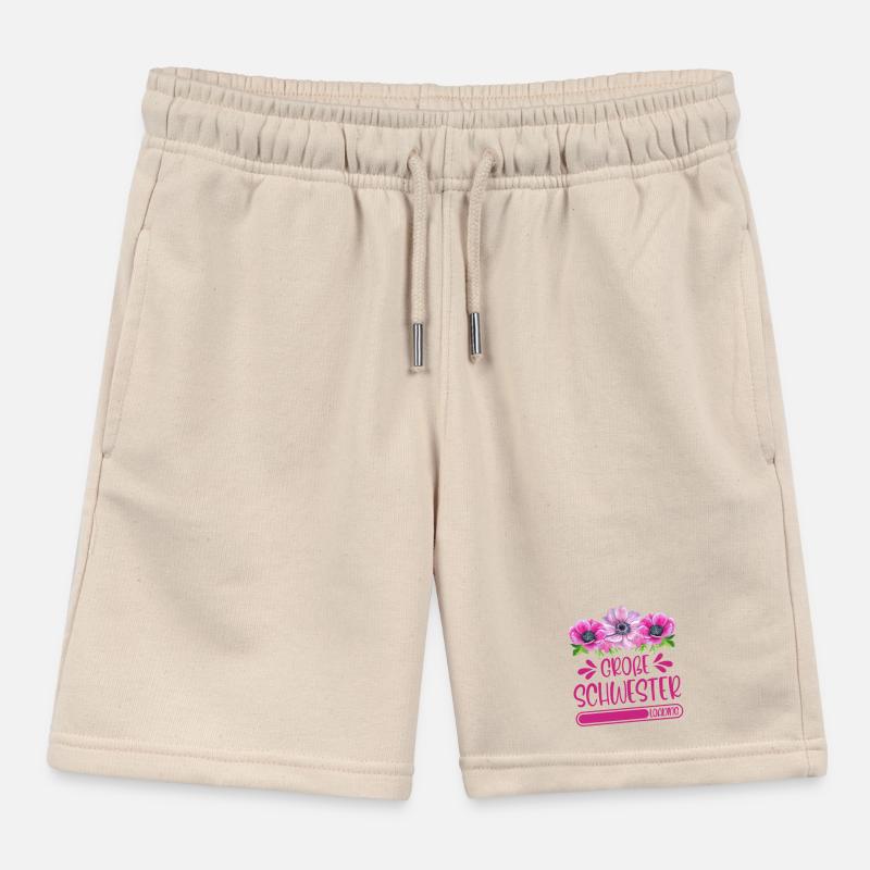 Große Schwester Loading Kinder Organic Joggingshorts Mini Bolter von Stanley/Stella