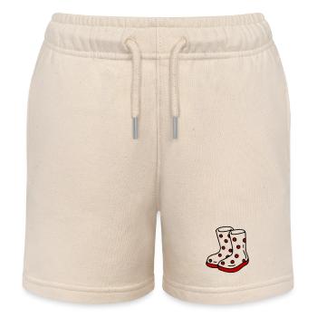 lustige Schuhe für den Garten - Kinder Organic Joggingshorts Mini Bolter von Stanley/Stella - Natur - Vorne