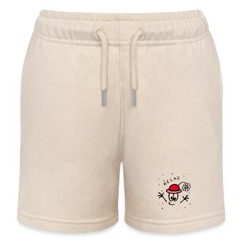 Carnival, Carnival, Comic - Kids Organic Sweat Shorts by Stanley/Stella - soft Ecru - Front