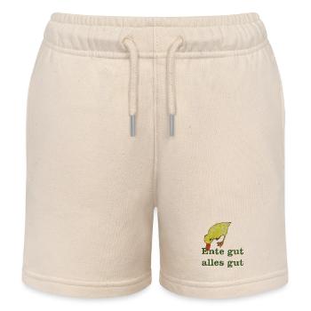 ente gut alles gut - Kinder Organic Joggingshorts Mini Bolter von Stanley/Stella - Natur - Vorne