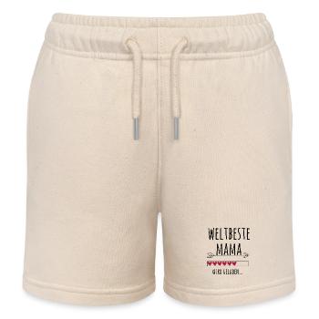 werdende Mama Schwangerschaft Verkündung Geschenk - Kinder Organic Joggingshorts Mini Bolter von Stanley/Stella - Natur - Vorne