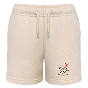 Wedding, Wedding Bands, Bridal, Wedding Day - Kids Organic Sweat Shorts by Stanley/Stella - soft Ecru - Front