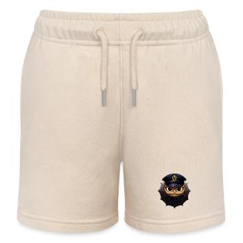 Spinnen Polizei - Kinder Organic Joggingshorts Mini Bolter von Stanley/Stella - Natur - Vorne