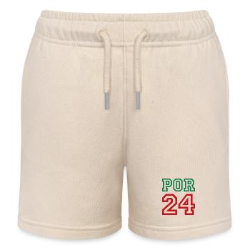 Portugal - Kinder Organic Joggingshorts Mini Bolter von Stanley/Stella - Natur - Vorne