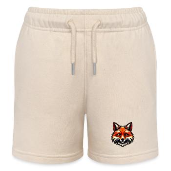 Fuchs - Kinder Organic Joggingshorts Mini Bolter von Stanley/Stella - Natur - Vorne
