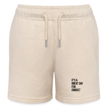 Cricket Cricket Cricket - Short de jogging enfant bio Stanley/Stella - écru doux - Devant