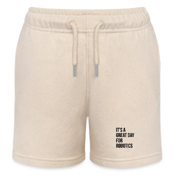 Robotique Robotique Robotique - Short de jogging enfant bio Stanley/Stella - écru doux - Devant