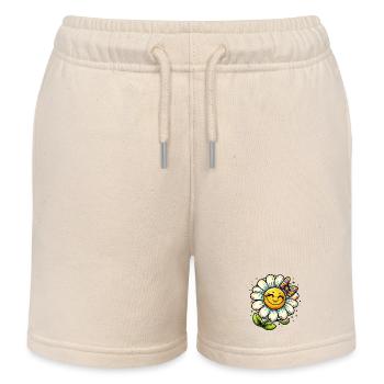 Gänseblümchen - Kinder Organic Joggingshorts Mini Bolter von Stanley/Stella - Natur - Vorne