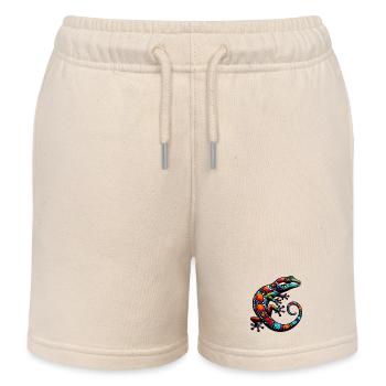 Gecko - Kids Organic Sweat Shorts by Stanley/Stella - soft Ecru - Front