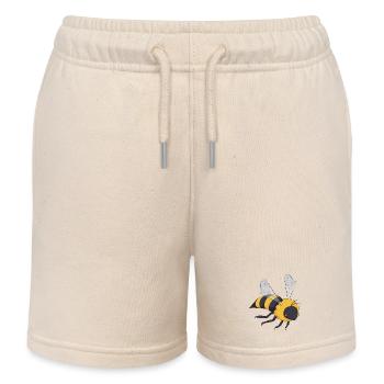Biene - Kinder Organic Joggingshorts Mini Bolter von Stanley/Stella - Natur - Vorne