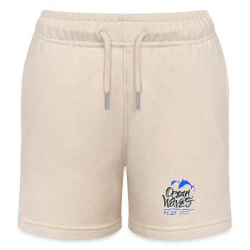 Ocean Delfine - Kinder Organic Joggingshorts Mini Bolter von Stanley/Stella - Natur - Vorne