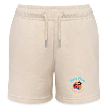 Tropischer Sonnenuntergang mit Palmen - Kinder Organic Joggingshorts Mini Bolter von Stanley/Stella - Natur - Vorne