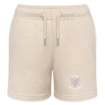Die Wissenschaft kennt kein Geschlecht für Frauen und Männer - Kinder Organic Joggingshorts Mini Bolter von Stanley/Stella - Natur - Vorne