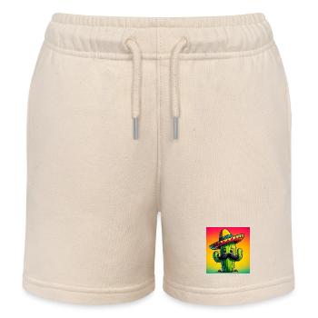 Kaktus - Kinder Organic Joggingshorts Mini Bolter von Stanley/Stella - Natur - Vorne