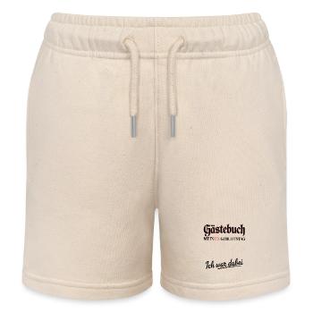 Guestbook 29th Birthday – I Was There Shirt - Kids Organic Sweat Shorts by Stanley/Stella - soft Ecru - Front