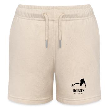 Chevaux, Chevaux - Short de jogging enfant bio Stanley/Stella - écru doux - Devant
