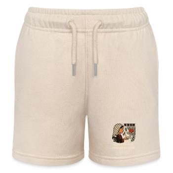 Frieden für Palästina - Kinder Organic Joggingshorts Mini Bolter von Stanley/Stella - Natur - Vorne