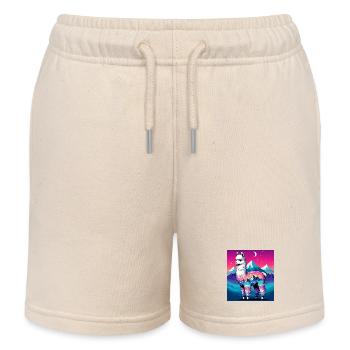 Alpaka - Kinder Organic Joggingshorts Mini Bolter von Stanley/Stella - Natur - Vorne